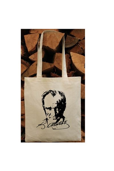 Cemira Geantă de tote semnată Ataturk