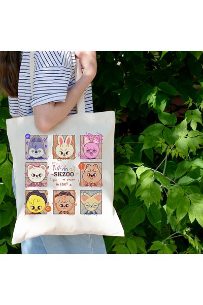 Cemira υφασμάτινη τσάντα Stray Kids Skzoo Tote Bag