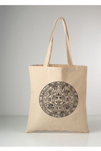 Cemira Geantă de stofa cu design aztec