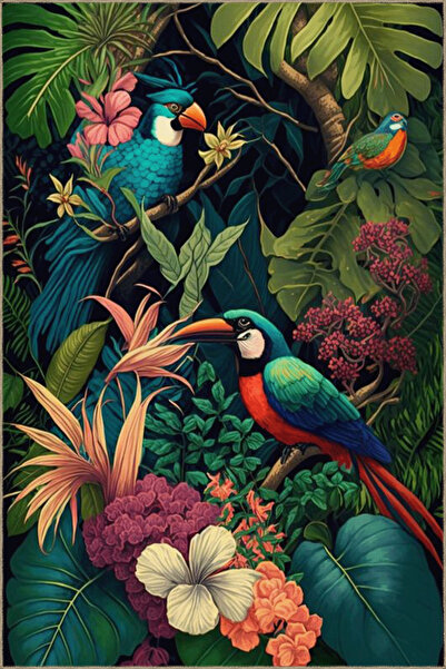Rugs Modern Halı Covor decorativ modern creativ cu tematică de pădure și mode...