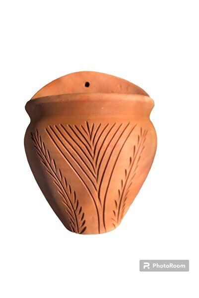 egesaksı Naturel kil duvar saksısı