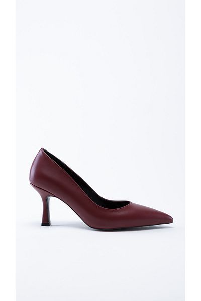 NACHA LOWELL Claret Red Pointed Toe STILETTO