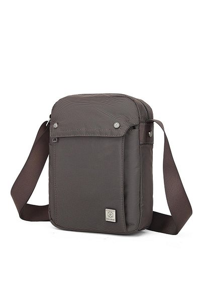 Getcho Jana Brown Waterproof Crossbody Bag – Multi-Pocket, Adjustable Strap, Lightweight Postman