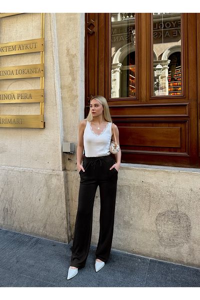 AFROGİYİM Women's Relaxed Cut Trousers