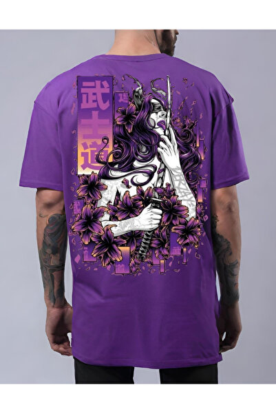 TROVE Derzay Oversize T-Shirt - Με στάμπα στην πλάτη