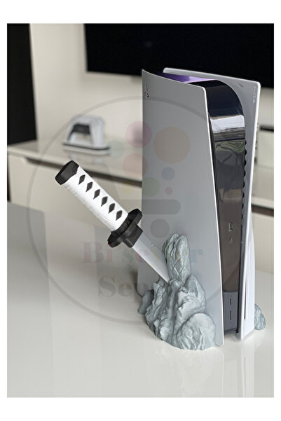 Bi'şeyler Sepeti Ps5 Fat Playstation 5 Disc Edition Dikey Stand Katana Dekora...