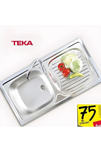 Teka Ebm 45 Sağ Paslanmaz Çelik Mutfak Eviyesi