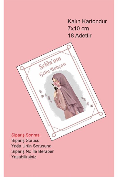 43 cici süsler organizasyon Kartice za mladenski paket, kartica za paket mira...
