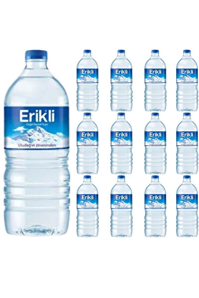 Erikli ERİKLİ DOĞAL KAYNAK SUYU 1 LT PET SU X 12 ADET