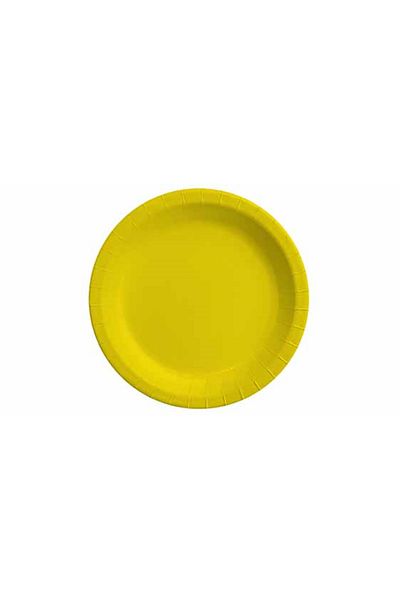 BalonEvi YELLOW PASTEL COLOR 8-PACK PLATE