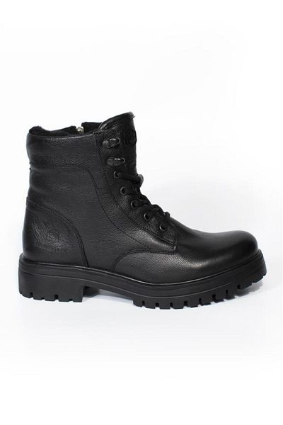 lumberjack Wagner Krk 1pr Γνήσιο δέρμα Εσωτερικά Full Shearling Comfort Casual Ανδρικές Μπότες