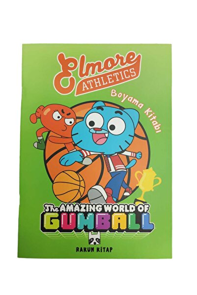 Rakun Kitap Gumball Boyama Kitabı Elmore Athletics