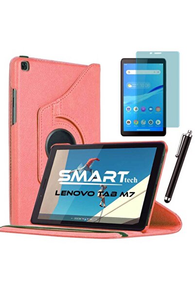 Smart Tech Lenovo Tab M7 Uyumlu 7 inç Standlı Tablet Kılıfı Ekran Koruyucu Kalem Set