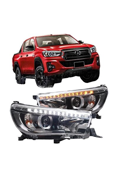 NS Nilser Auto Parts Toyota Hılux Revo Sağ Sol Takım Far Ledli Modifiyeli 201...