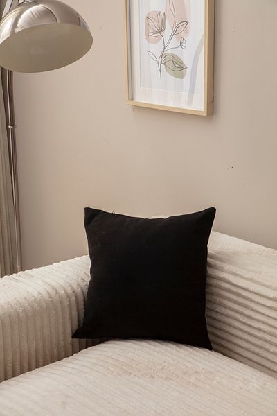 BUGİ HOME COLLECTİON CAZ MONOCULOARE SIMPLU LAMEL CULOARE NEGRA 43X43