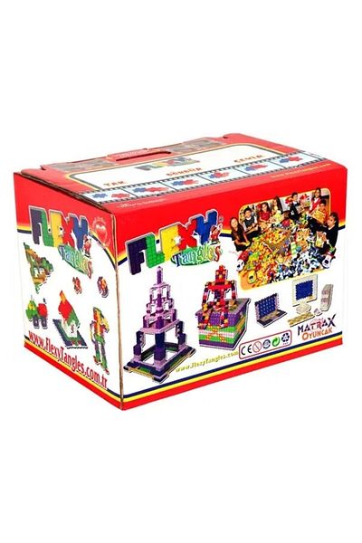 Evistro Children's Intelligence Game Flexy Tangles 1000 Pieces in Cardboard Box