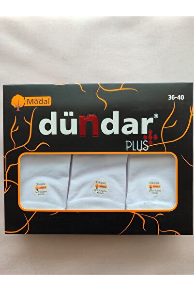 Dündar Set de 12 șosete pentru femei Plas 5725 Model White Modal