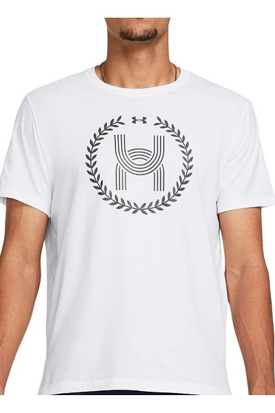 Under Armour Tricou Beyaz Erkek 1383233-100 UA Run Anywhere SS