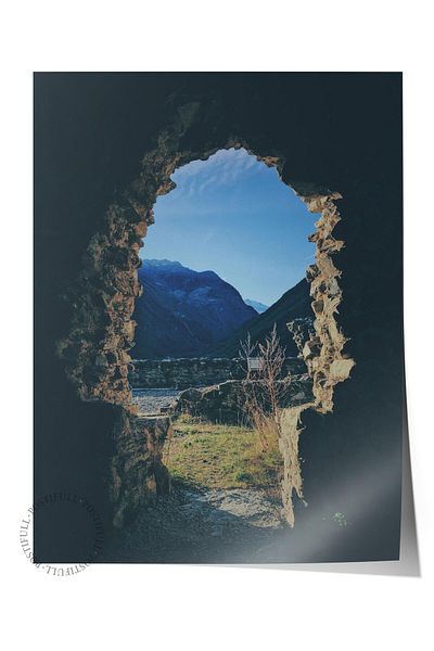Postifull Mountain No:40 - Φωτογραφία τυπωμένη αφίσα χωρίς πλαίσιο, διακόσμηση τοίχου σαλονιού, κουζίνας, σαλονιού και αίθουσας