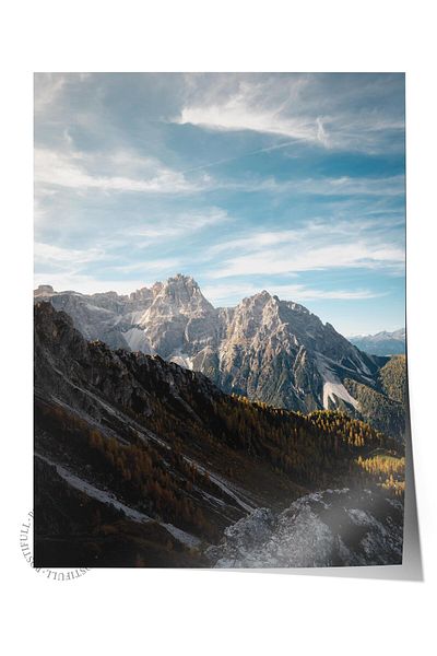 Postifull Mountain No:23 - Αφίσα με τυπωμένη φωτογραφία χωρίς πλαίσιο, διακόσμηση τοίχου σαλονιού, κουζίνας, σαλονιού και αίθουσας