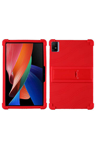 Microcase TCL TAB 11 Tablet için Uyumlu  Standlı Silikon Kılıf - AL3309