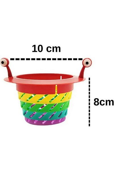 BarkoFix 6-Stage Colorful Sink Strainer - Kitchen Drain Stopper