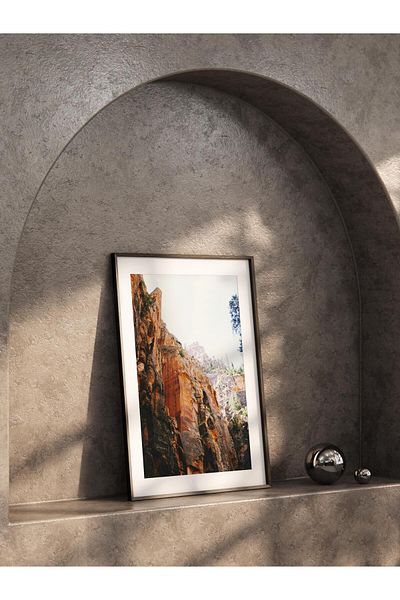 Postifull Mountain No:27 - Φωτογραφία τυπωμένη αφίσα χωρίς πλαίσιο, διακόσμηση τοίχου σαλονιού, κουζίνας, σαλονιού και αίθουσας