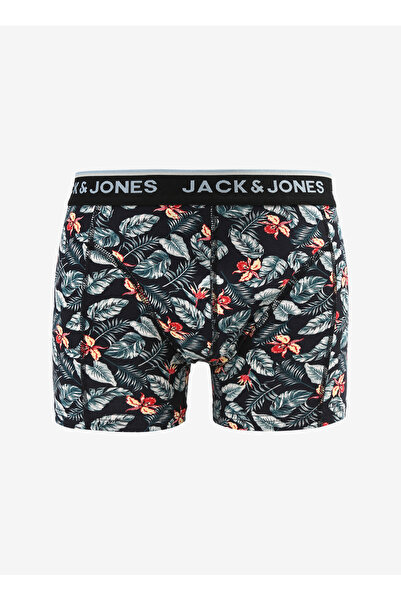 Jack & Jones Siyah Erkek Boxer 12262301_JACORCHID TRUNK TRY