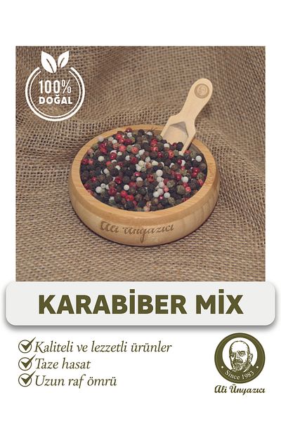 Ali Ünyazıcı Colored Mixed Black Pepper Light 250 Gr