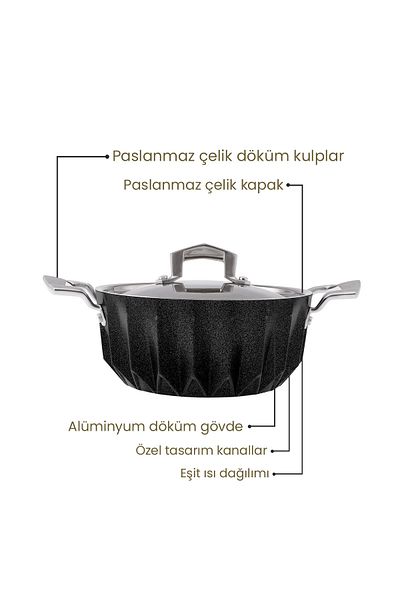 Emsan Diagon 20 Cm Deep Pot