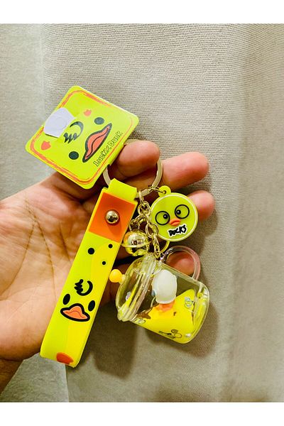 Meyra Accessories 1 luxury juicy lucky duck chick silicone pokemon bag ornament keychain with a variety of models