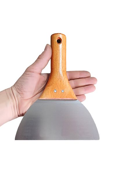ALETÇANTAM Stainless Steel Spatula 18cm Restaurant Kitchen Food Cook Pastry Dough Pan Spatula