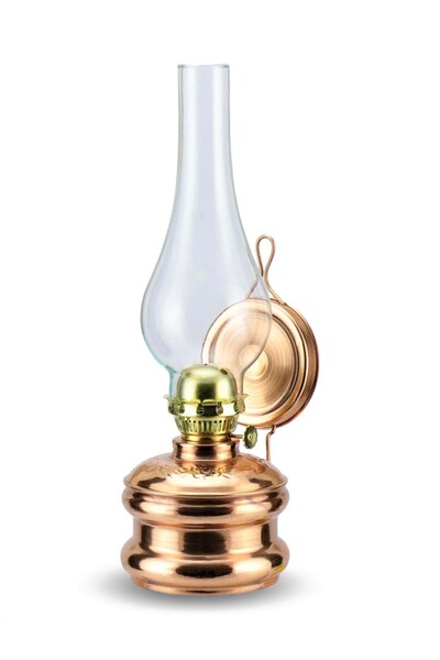 KAVELE Büyük Boy Bakır Gaz Lambası