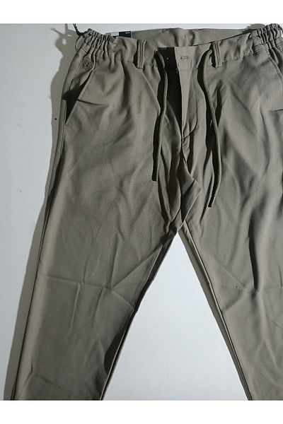 ATLIHAN Jivensi jagger elastic waist lace-up slimfit pants