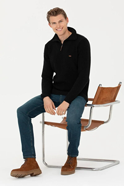 U.S. Polo Assn. Erkek Taş Kazak