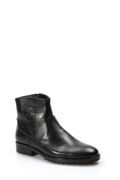 Laviovil Black Inside and Outside Real Genuine Leather Rubber Sole Classic St...