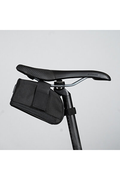 Decathlon Μαύρη τσάντα σέλας - 1 λίτρο - Easy