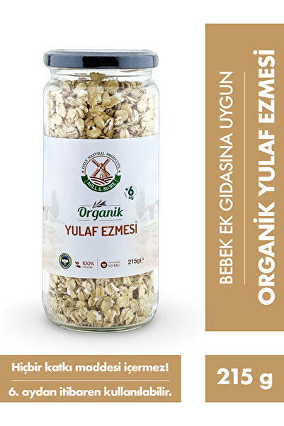 Mill & More Only Natural Products Organik Yulaf Ezmesi 215 g +6 Ay