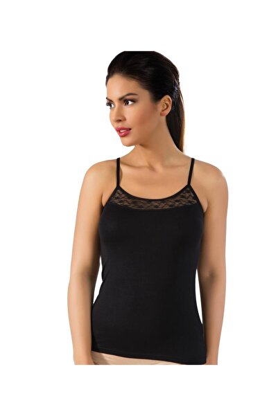 Lüx Derman Lüx Drm 6 штук бамбук-лікра мереживна майка на бретельках 3610