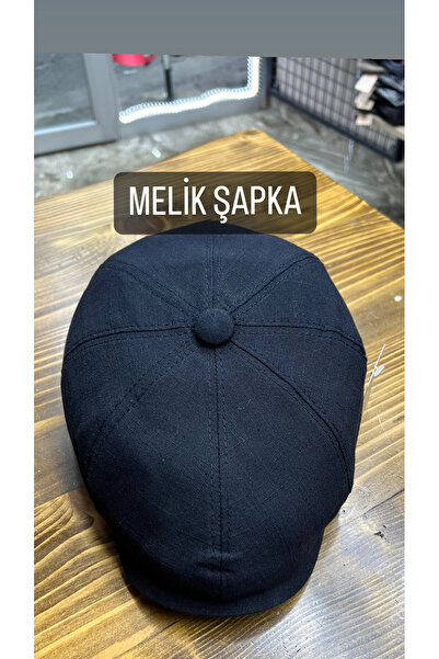 Melik şapka YAZLIK KETEN İNGİLİZ KASKET ERKEK ŞAPKA
