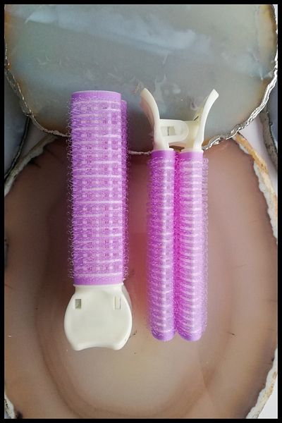 Nera Classy 2 Pieces Hair Curler, Volumizing Curling Iron, Natural Feather Hair Clip, Roller Hair Clip