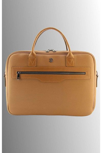QUB CLUB Χαρτοφύλακας φορητού υπολογιστή Unisex Tan 15,6 ιντσών