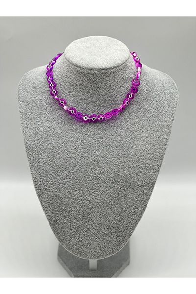 Hobimos Bodrum Glass Evil Eye Beaded Necklace