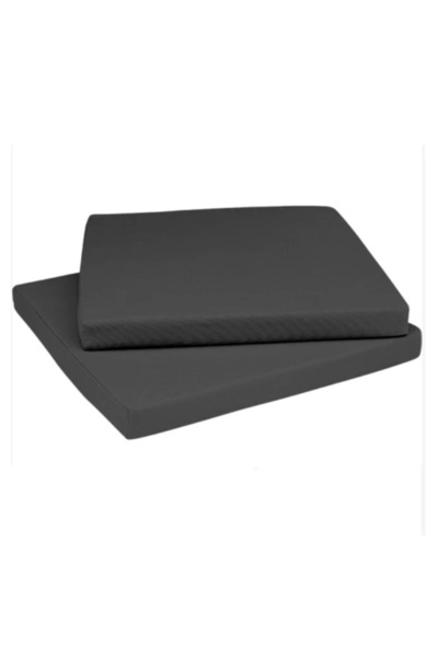 TEZKOTEKSTİL 2 Adet Su Geçirmez (waterproof) Kılıflı Süngerli Sandalye Minderi 40x40 outdoor