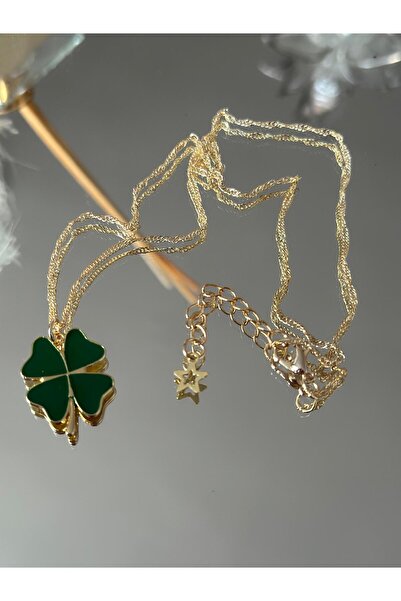 Uno Di Famiglia Yonca kolye , Şans getiren kolye 1. KALİTE