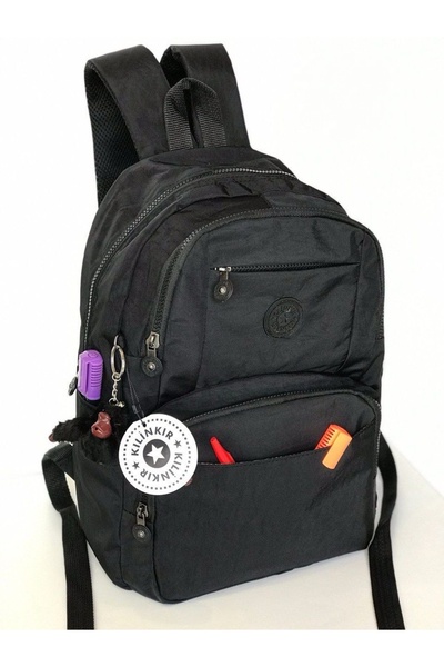 DUOMİNO Чорний водостійкий великий рюкзак з клінкеру - рюкзак для ноутбука та...