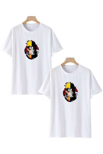 PERISENSE للجنسين النساء الرجال أنيمي ناروتو رسم مطبوعة كبيرة الحجم عاشق زوجي...