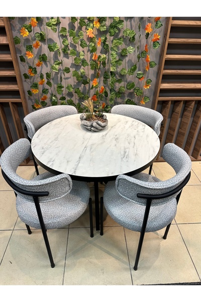 Royal Elisa 4 Kişilik Masa Sandalye Takımı