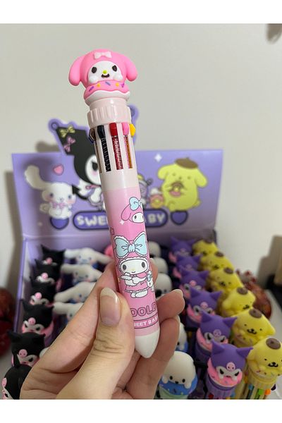 Cuppy Box Sanrio My Melody 10 Colors 0.7 Ballpoint Pen