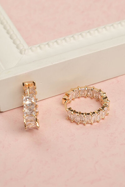 Richard Jewell Kadın Çelik Renk Atmaz Garantili Faturalı Küpe JFRCH2034